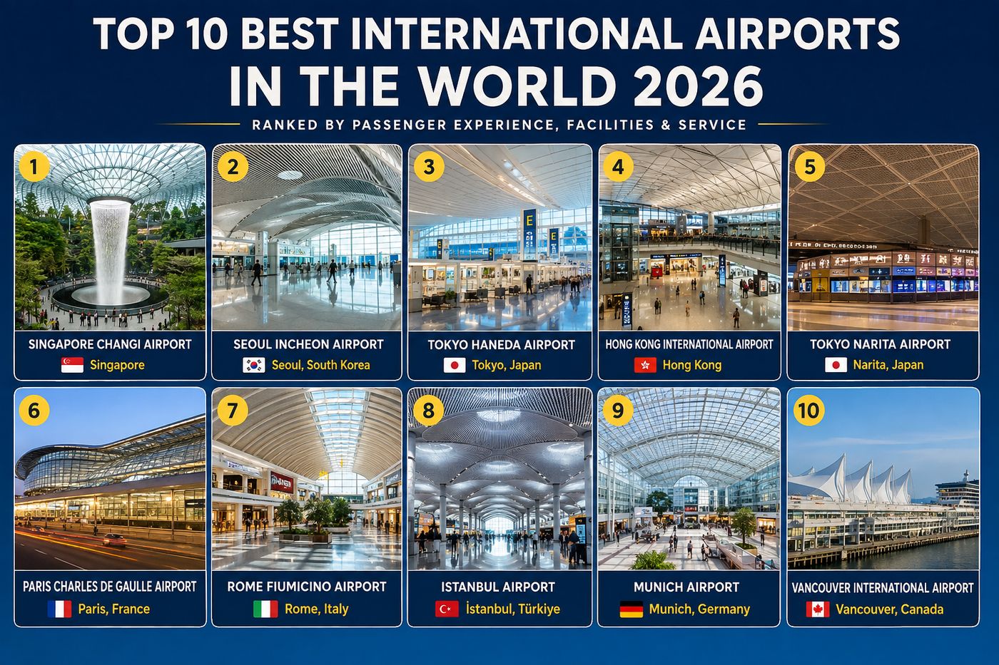 Best International Airports in the World