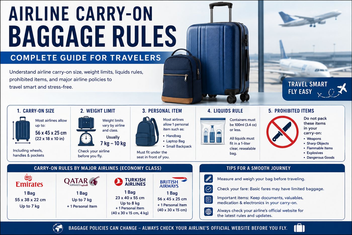 Airline Carry-On Baggage Rules