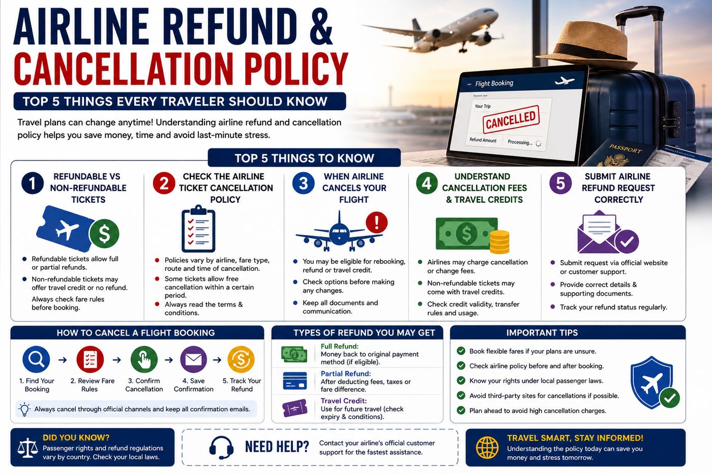 Airline Refund and Cancellation Policy