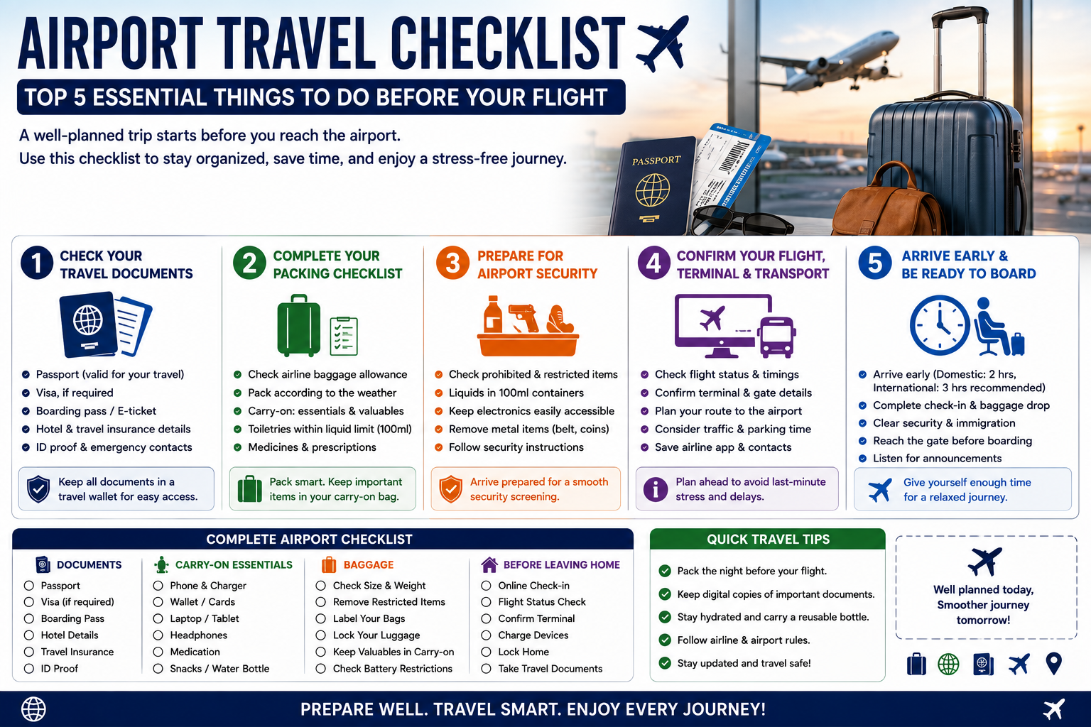 Airport Travel Checklist