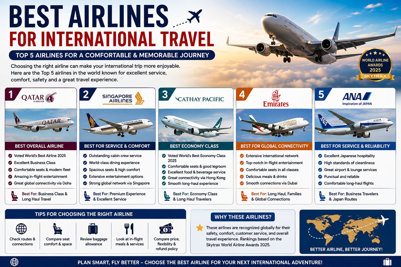 Best Airlines for International Travel