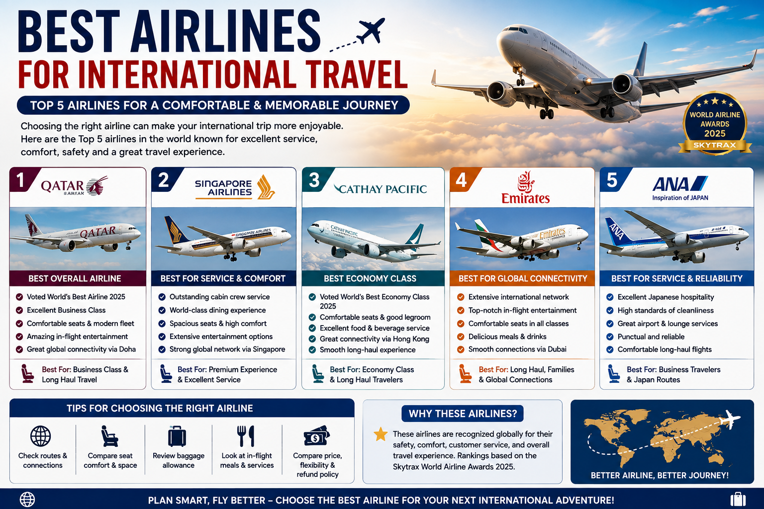 Best Airlines for International Travel