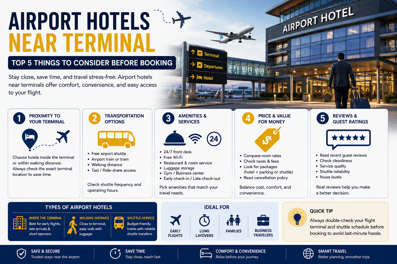 Airport Hotels Near Terminal