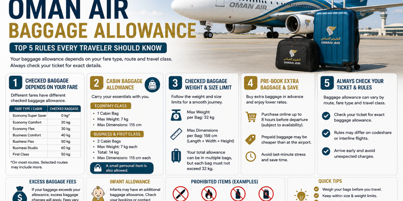 Oman Air Baggage Allowance