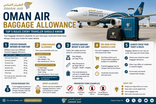 Oman Air Baggage Allowance