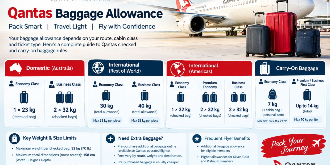 Qantas baggage allowance