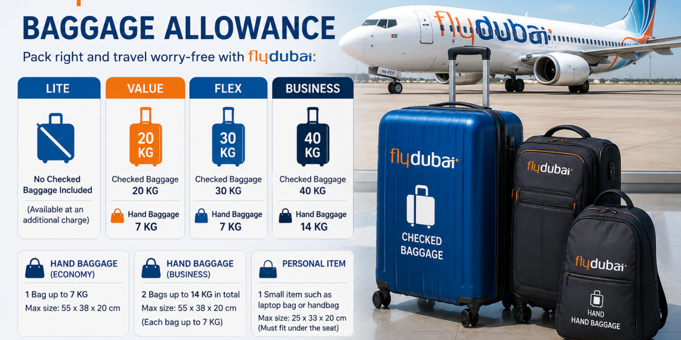 air dubai baggage allowance