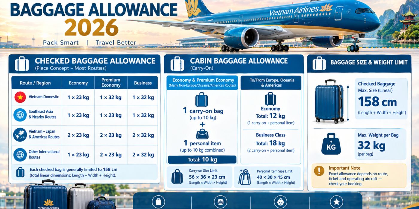 Vietnam Airlines Baggage Guide