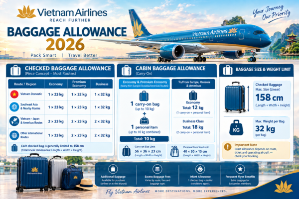 Vietnam Airlines Baggage Guide