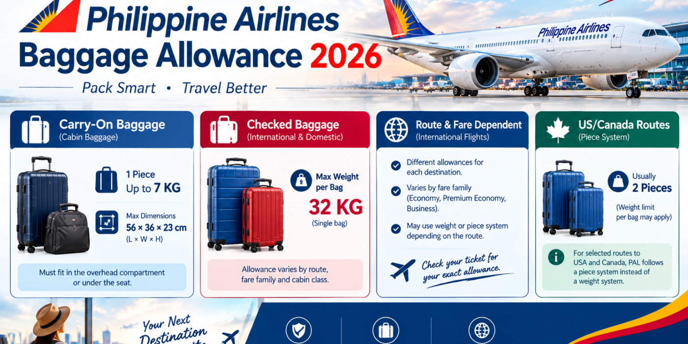 Philippine Airlines baggage allowance