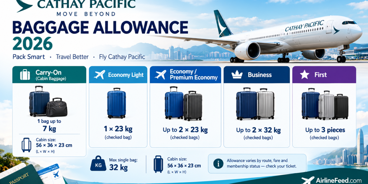 Cathay Pacific baggage allowance