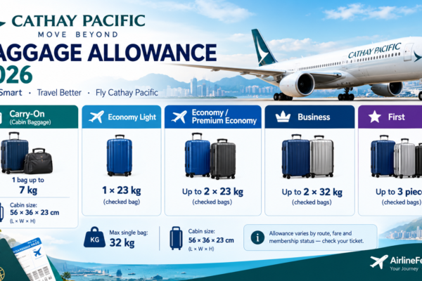 Cathay Pacific baggage allowance