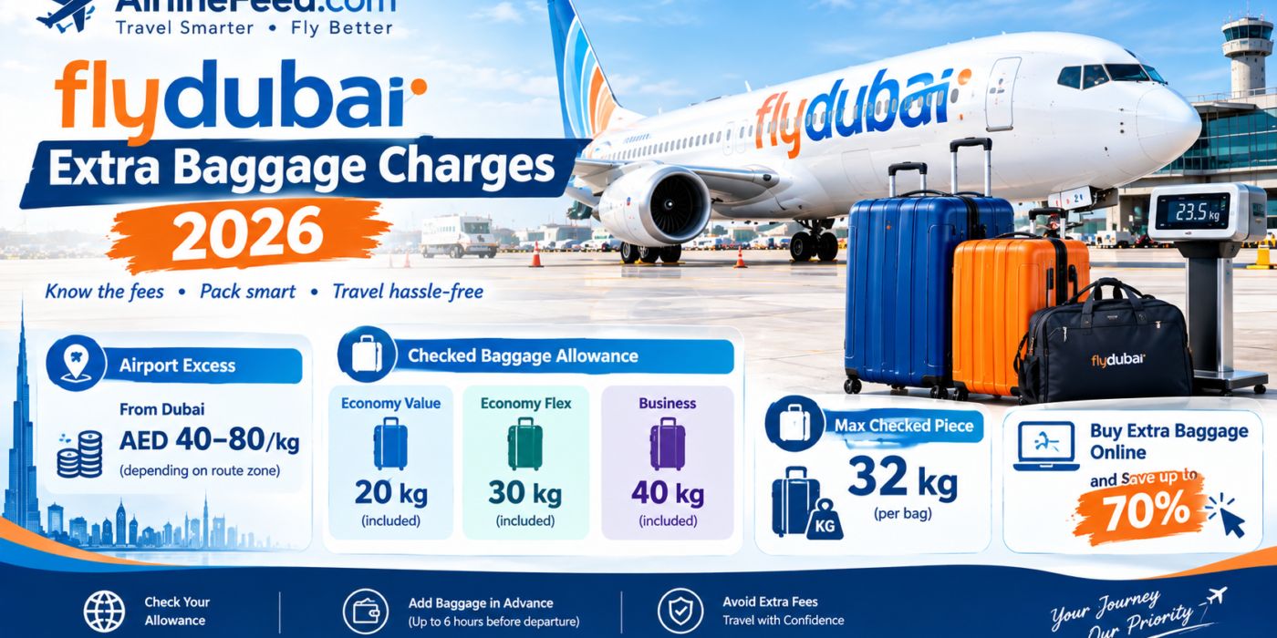 flydubai extra baggage charges