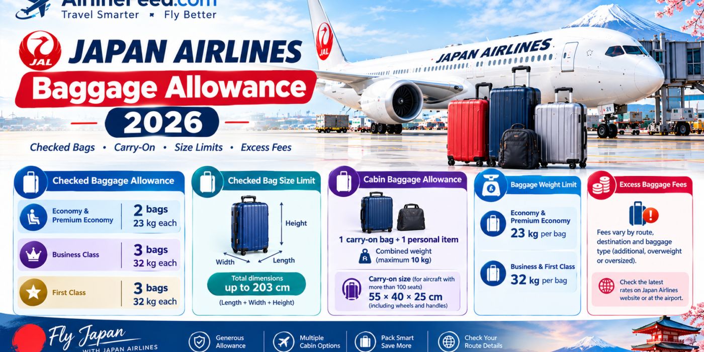 Japan Airlines baggage allowance