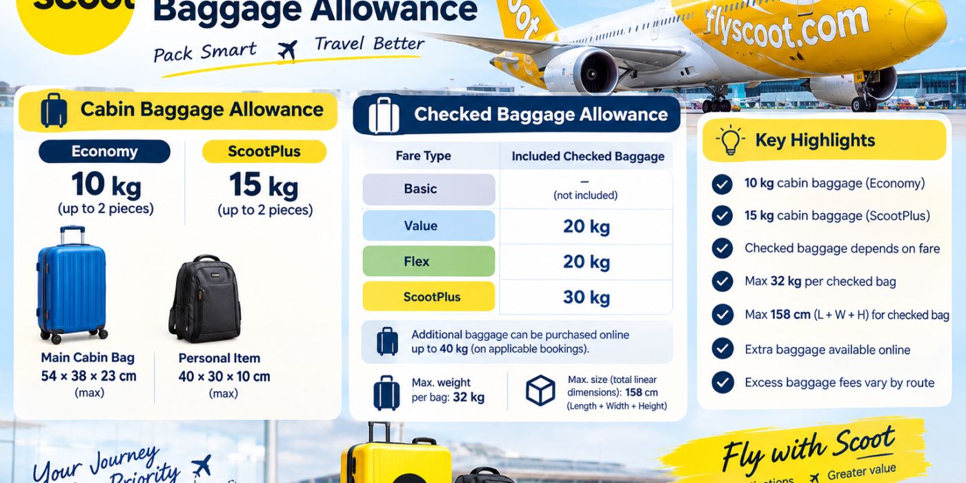 Scoot Baggage Allowance