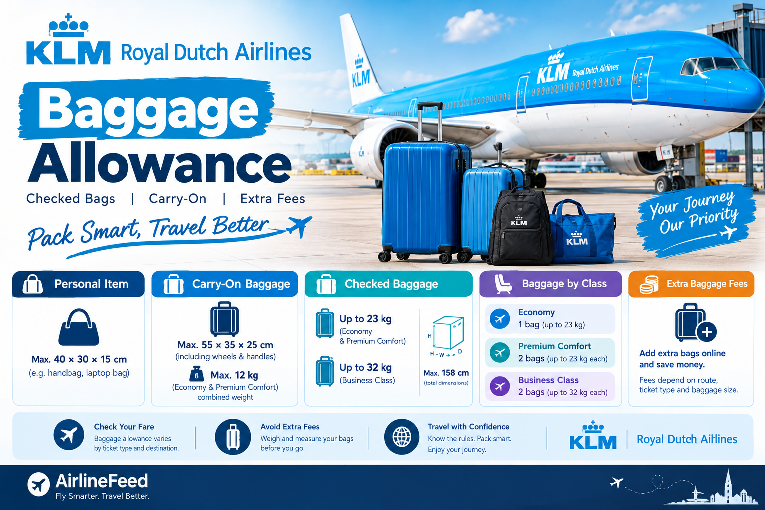 KLM baggage allowance