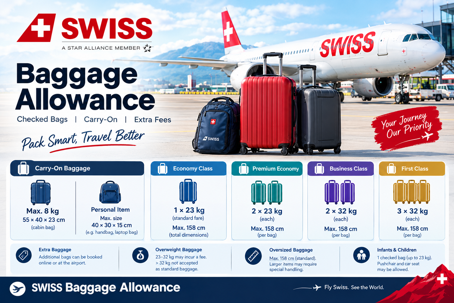 SWISS baggage allowance