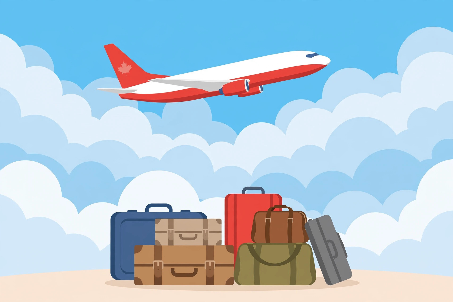 Air Canada baggage fees 2026 — checked and carry-on baggage costs explained